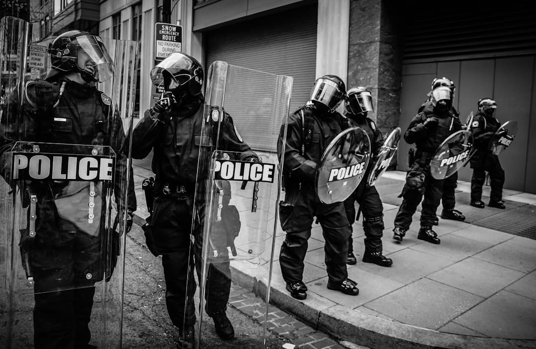 Photo 1 Sydney skyline 2 Police raid